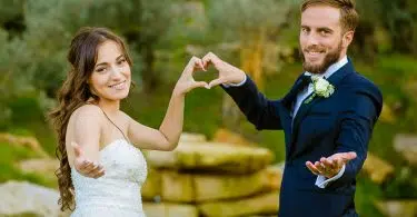 Femme en robe de mariée pour son mariage